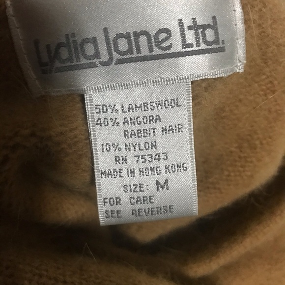 Lydia Jane Sweater Lambs Wool Angora Rabbit Hair - Picture 2 of 4